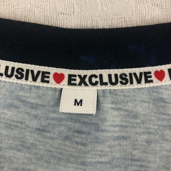 Exclusive Geometric Ombré Multicolor Boho 3/4 Sleeve Tie Dye Pullover Top - Picture 12 of 12